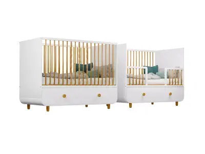 Ikea baby cot 3D model