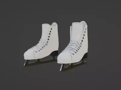 Current Ice Skate Low-poly 3D model purchase