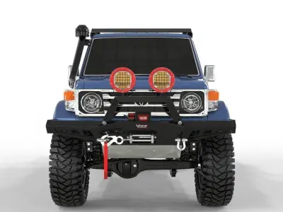 Generic Land cruiser series 76 2008 Japanese Viper 4WD Edition  3D model