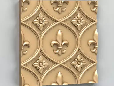 Wall panel 024 3D model
