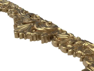 Carved Picture Frame 3D model