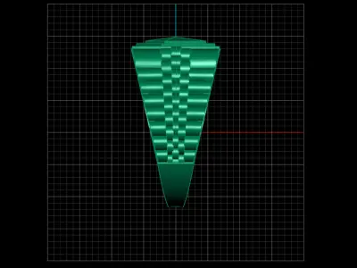 Print Ready STL 3DM  Gents Rings Diamond Men Ring  3D print model 25