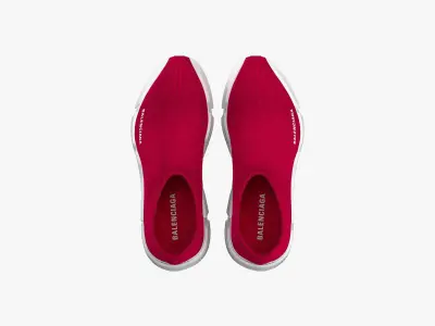 Balenciaga Speed Trainers Low Pink 3D model