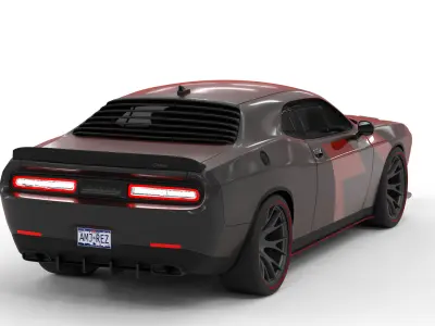 Doodge challanger 3D model