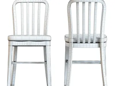 Crate and Barrel -  Delta Dining Chair 3D model