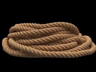 Rope Pile 3D model