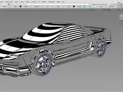 Honda NSX Alias 3d Model 3D model