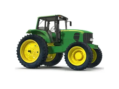 Tractor John Deere 7330 3D model