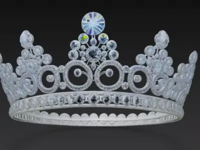 Queen Luxury Crown 3D model