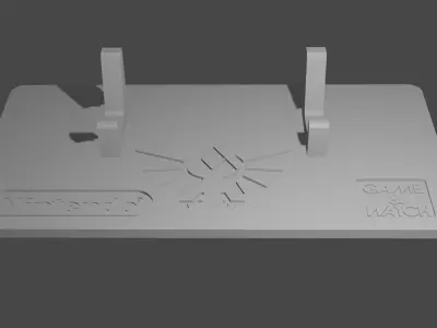 Zelda Game and Watch Stand for console - Goddess Hylia  3D model