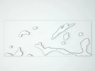 Teak Root Mirror 7 3D model