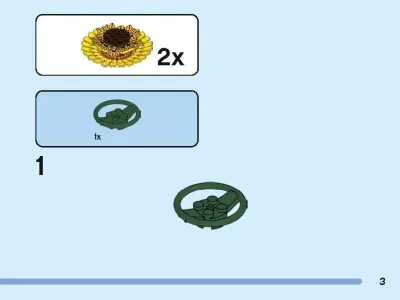 TwindBricks3D - 40524 Sunflowers 3D print model