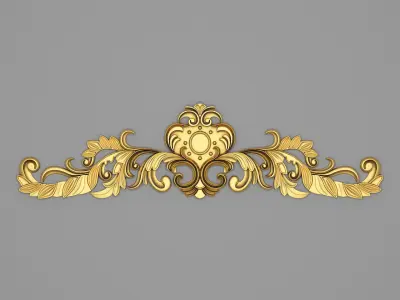 Classic Carved 014 3D model