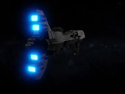 Star Wars Rebel Assault Frigate Free 3D model