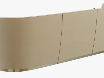 Flexform Altea Divano - 3 sizes 3D model