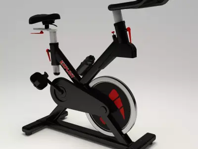Stationary bicycle 3D model