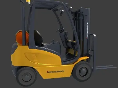 Forklift truck 3D model