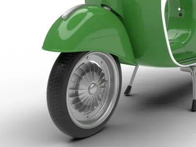 Vespa 125 ET3 1967 3d model 3D model