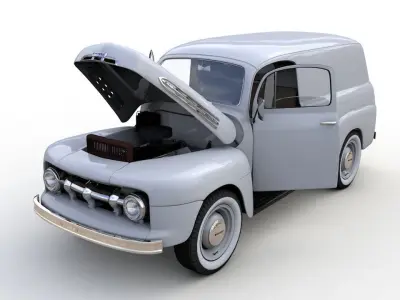 M-1 SERIES PANEL TRUCK 1951 3D model