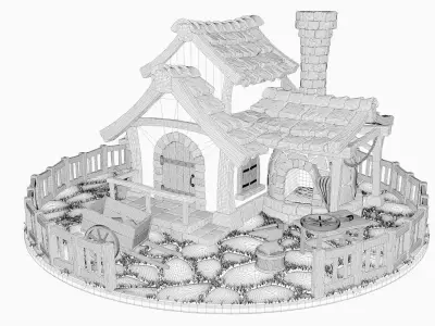 Haus Fantasy 3D model