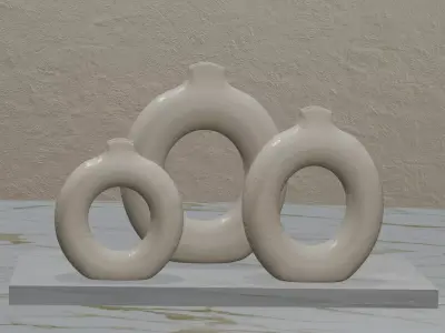 vase donut 3d model 3D model