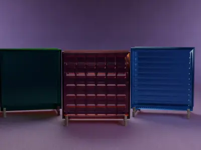 Glass Blocks 3D model