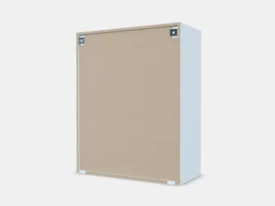 METOD Wall cabinet frame 12 Low-poly 3D model