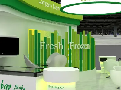 exhibition 3D model 3