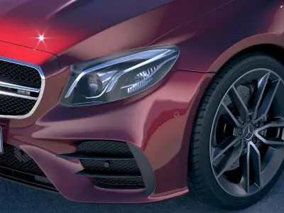 Mercedes-Benz E53 AMG Coupe 2019 3D model