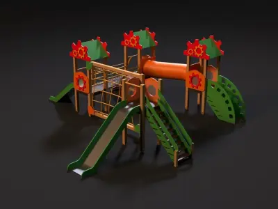 Children playground 3D model