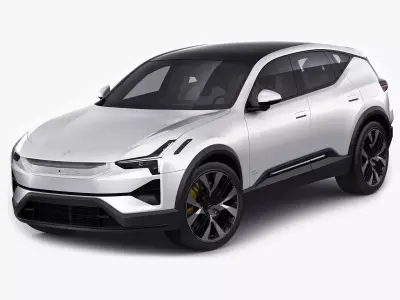 Polestar 3 2024 3D model