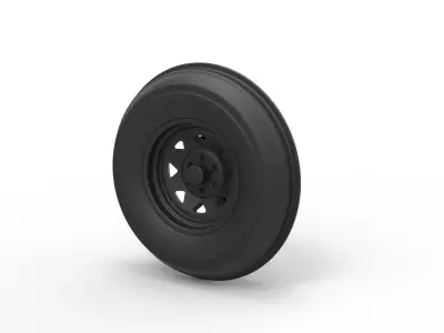  wheel for Dune Buggy 3D print model