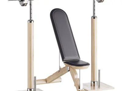 PENT luxury fitness equipment 3D model