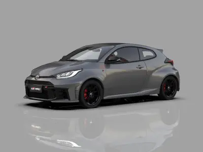 Toyota GR Yaris 2024 HQ interior 3D model