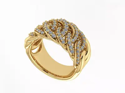 3D PRINTED MODELS DIAMOND RING 3D print model
