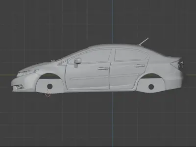 Honda Civic G9 3D print model