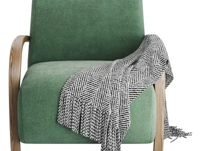 BOLERO UPHOLSTERED CHAIR 3D model
