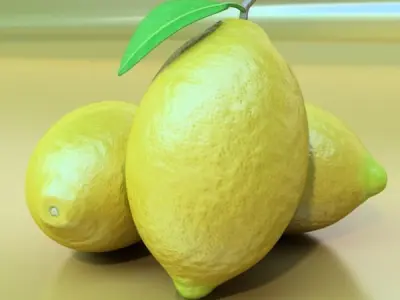 Lemon High Detail 3D model