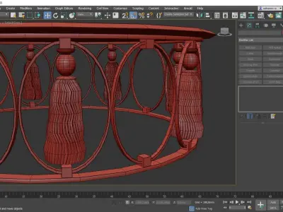 Side ond coffee table 3d models 10 pieces Low-poly 3D model