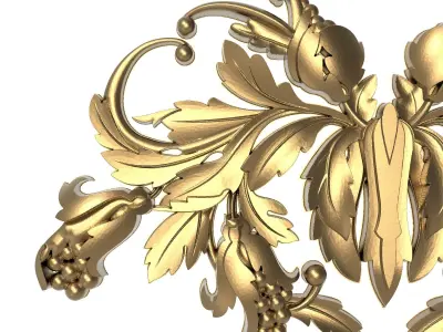  decorative pattern ready for 3D printing 3D model