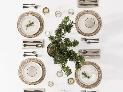 Table setting H45 3D model