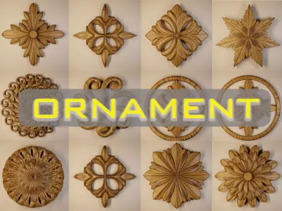 Ornament 3D Model-vol6 3D model