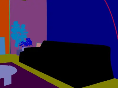 CA - Scandinavian interior scene 3D model