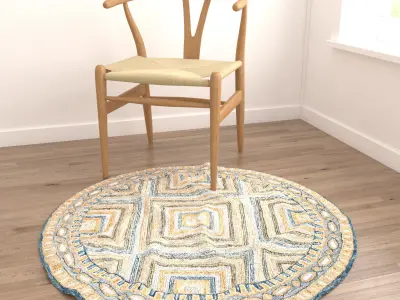 Rugs No 206 Low-poly 3D model