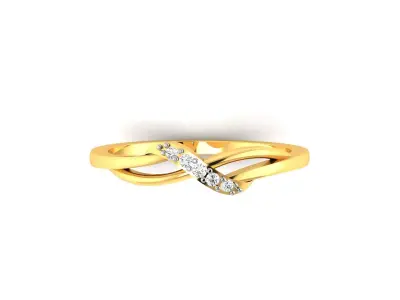 Solitaire Wedding Engagement Women Ring 3D print model