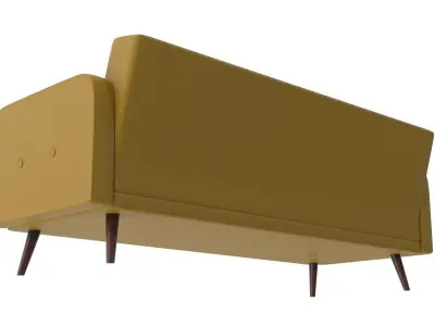 Sofa v2 Low-poly 3D model