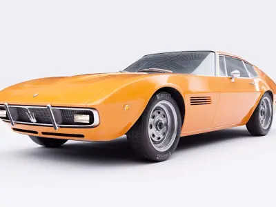 Maserati Ghibli SS 1972 3D model