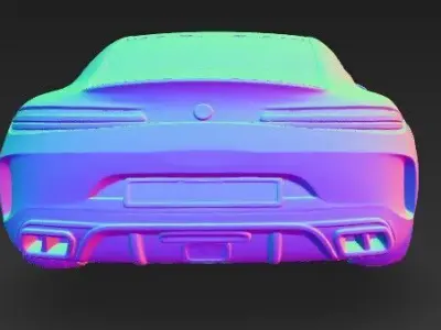 Mercedez Benz - GT Coupe 3D print model