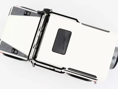 Land Rover Defender 90 1997 Low-poly 3D model