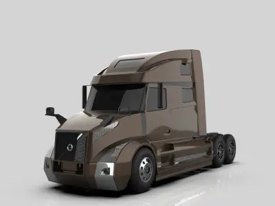 volvo vnl 860 truck 3D print model
